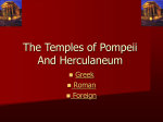 The Temples Of Pompeii And Herclulaneum - History