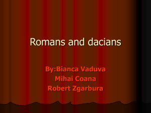 Romans and dacians