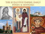 the Byzantine Empire and Early Russia