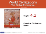 lecture 4.2 Roman Culture