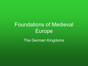 Foundations of Medieval Europe