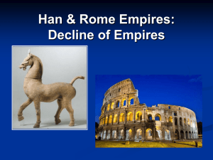 Classical Empires Han China and Rome