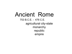 Ch. 4 Roman Empire slides