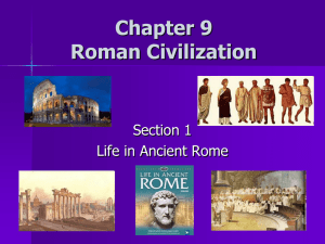 Chapter 9 Roman Civilization - Ms-Jernigans-SS