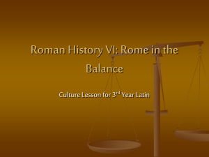 Roman History VI