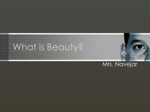 “What is Beauty?” PowerPoint