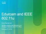 802.11u, Hotspot 2.0 and possible implications for eduroam