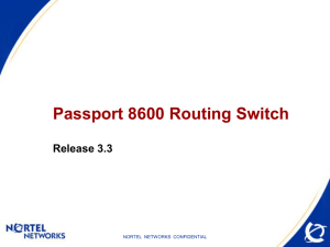 Passport 8600 Release 3.3