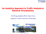 An Analytics Approach to Traffic Analysis in Network Virtualization
