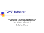 TCP, UDP, ICMP - Dr. Stephen C. Hayne