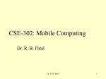 CSE 302-Mobile Computing Challenges