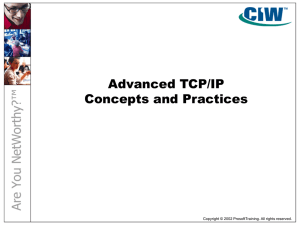 Adv TCP Cnpt Prct v6 1 PowerPoint 032103