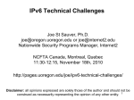 IPv6 Technical Challenges