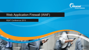 Web Application Firewall (WAF)