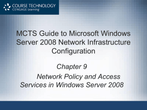 Network Policy and Access Services in Windows Server 2008
