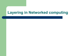 The OSI Reference Model - Department of Computing