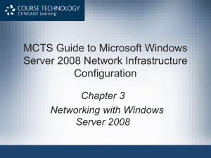 Networking with Windows Server 2008