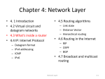 Chapter 4: Network Layer - Southern Adventist University