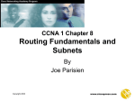 CCNA 1 Module 10 Routing Fundamentals and Subnets