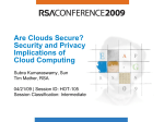 Are Clouds Secure? - San Francisco Bay Area ISSA Chapter
