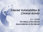 Internet Vulnerabilities & Criminal Activity