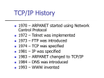 TCP/IP protokolu kopa