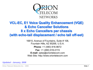VCL-EC_E1_VQE_&_Echo Canceller
