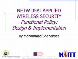 Functional Policy: Design & Implementation