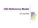OSI Reference Model - Eastern Oregon University