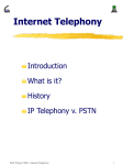 Internet Telephony