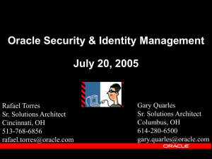 Oracle9i Security