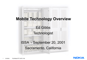 Mobile Networks - ISSA-Sacramento