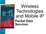Wireless Technologies and Mobile IP