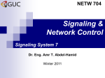 Signaling and Network Control