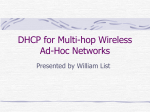 DHCP for Wireless Ad