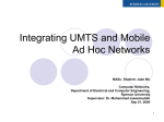 Integrating UMTS and Ad Hoc Networks