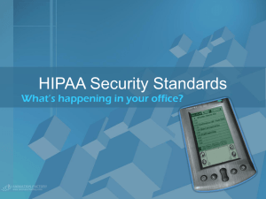 HIPAA Security Standards