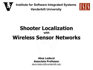 Spatio-temporal sensing in WSNs