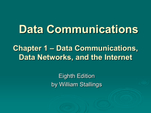 Chapter 1 - William Stallings, Data and Computer