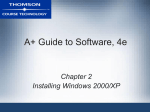 A+ Guide to Software, 4e - c-jump