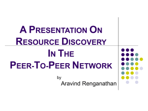 A PRESENTATION ON SECURING THE PEER-TO