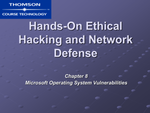 Hands-On Ethical Hacking and Network Security