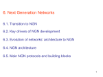 6. Next Generation Networks A. Transition to NGN B. Key