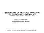 REFINEMENTS ON A LAYERED MODEL FOR …