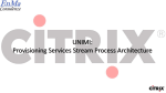 UNIMI: Provisioning Services Stream Process Architecture