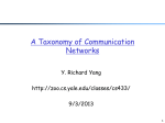 Taxonomy of communication networks