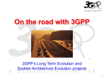 On the road with 3GPP