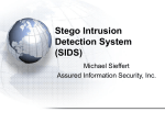 Stego Intrusion Detection System (SIDS)