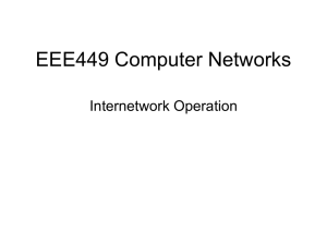 EEE449 Computer Networks - Universiti Sains Malaysia