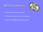 SIP Programming